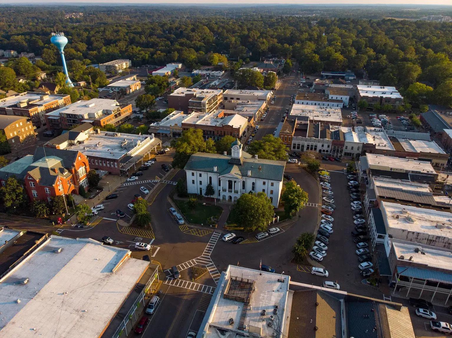 Oxford, Mississippi location