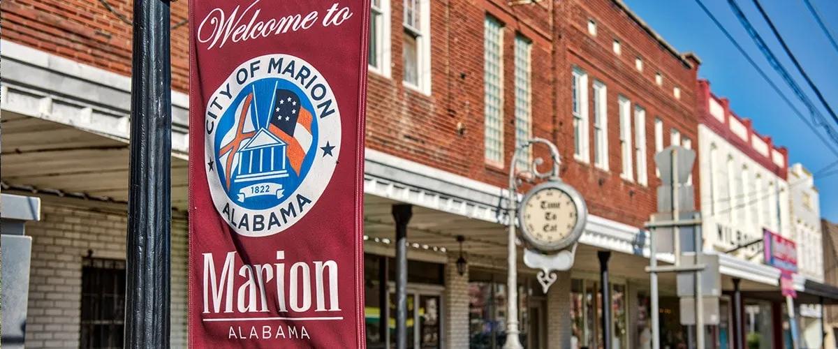 Marion, Alabama location