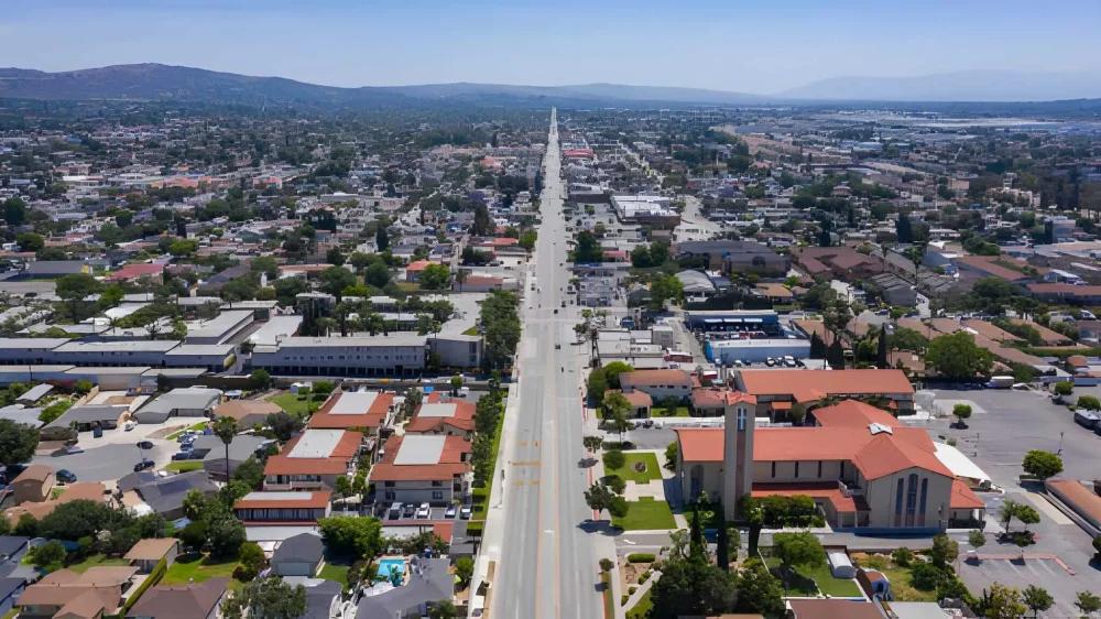 La Habra, California location