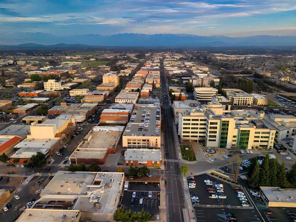 Visalia, California location