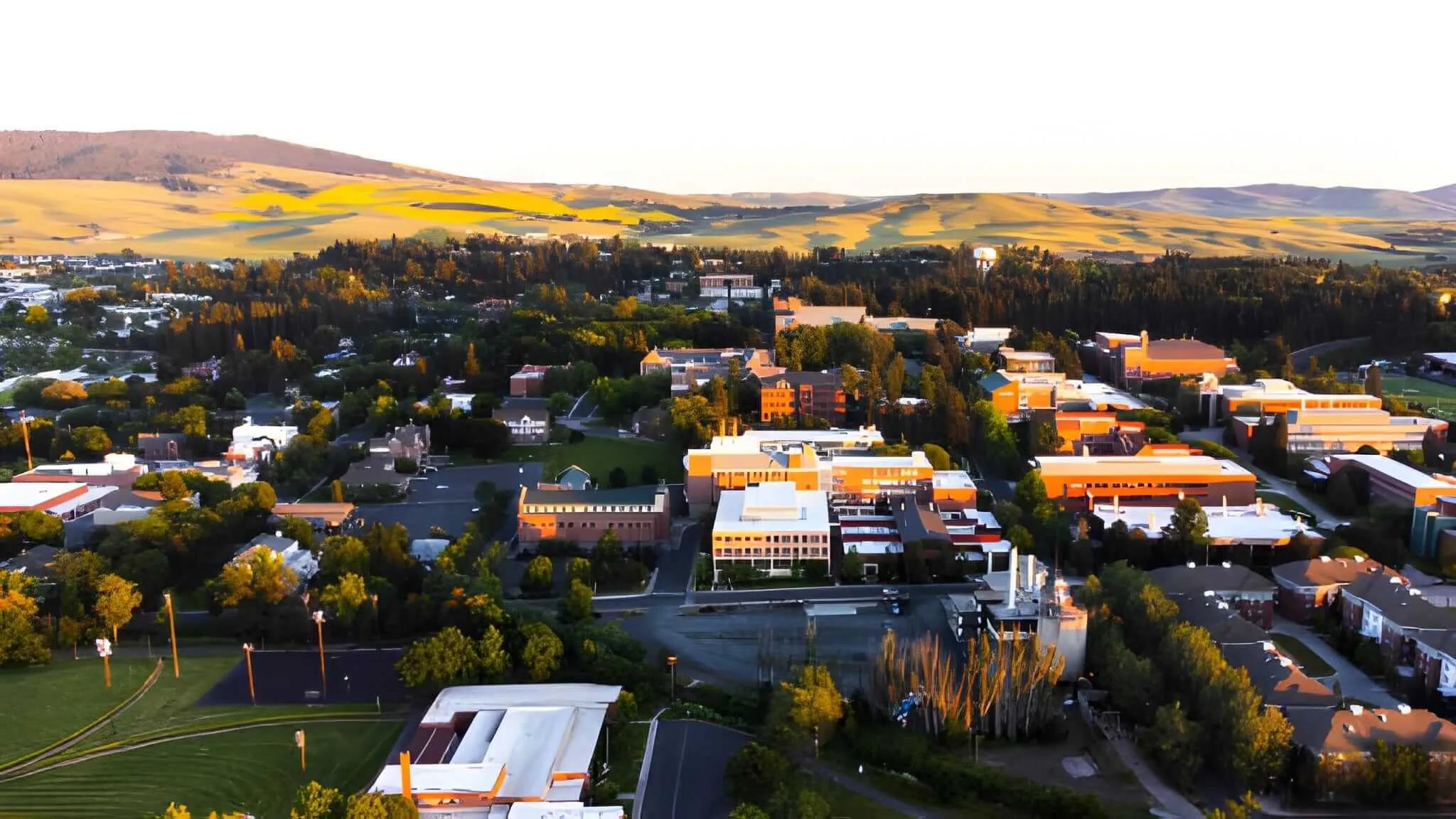 Moscow, Idaho location
