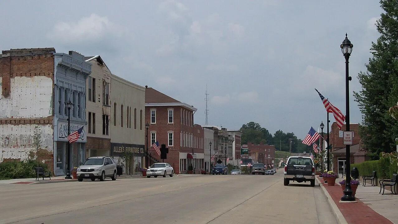 Vandalia, Illinois location