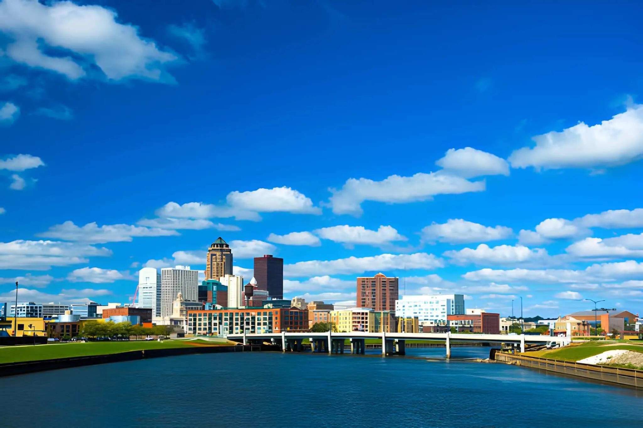 Des Moines, Iowa location