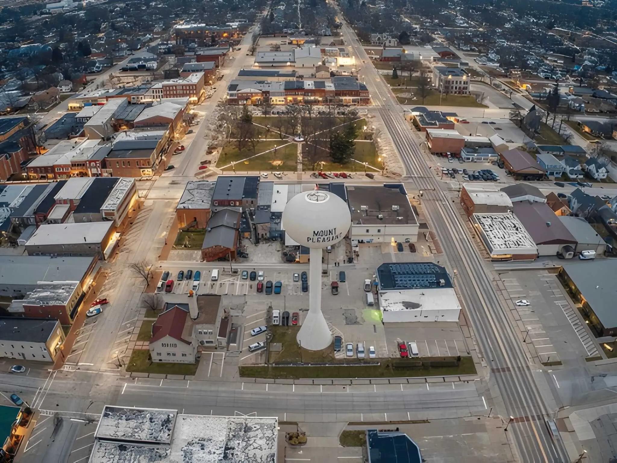 Mount Pleasant, Iowa location
