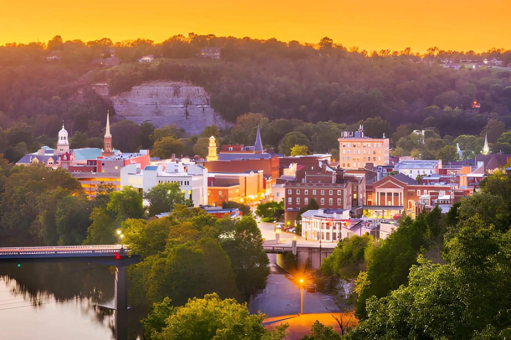 Frankfort, Kentucky location