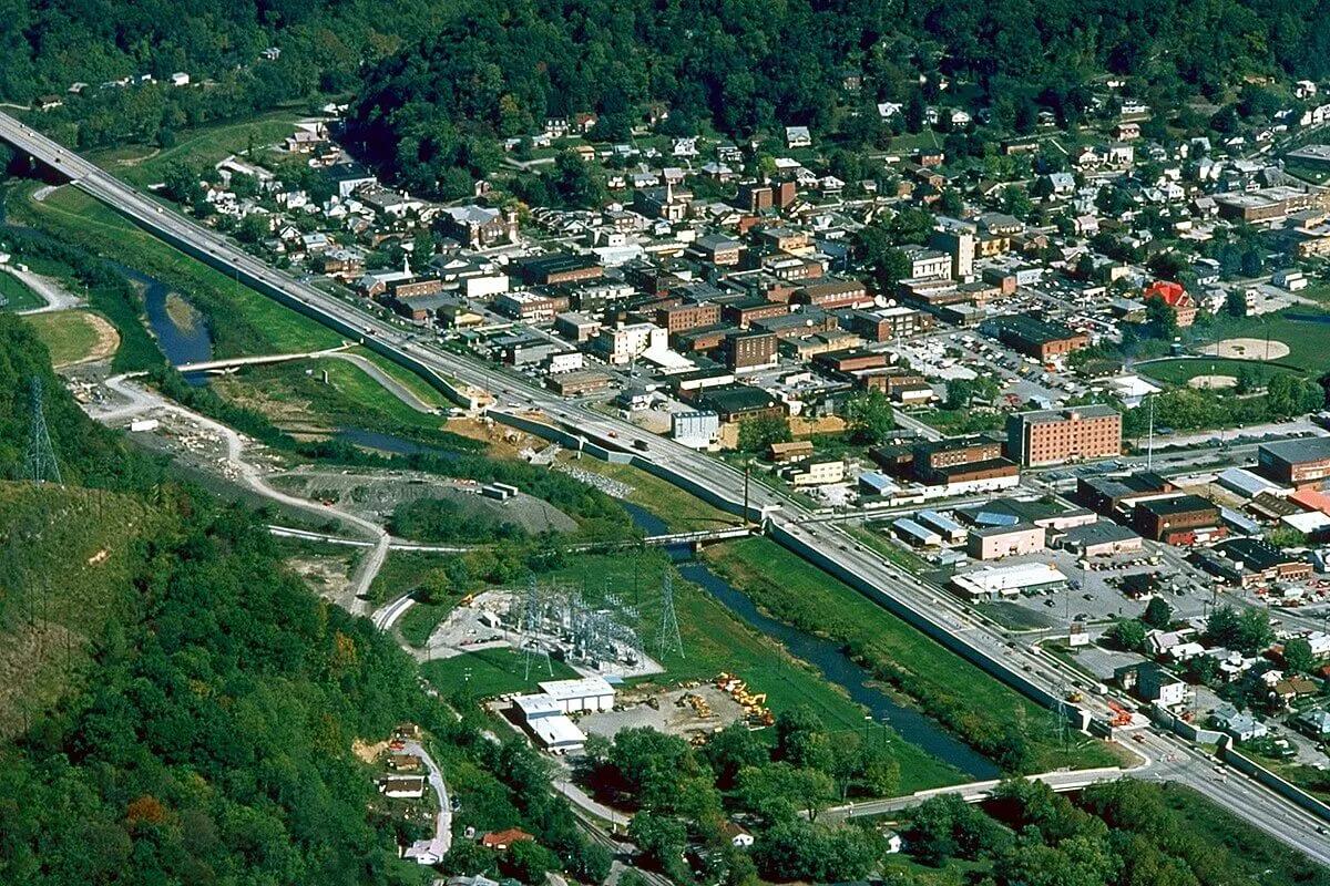 Harlan, Kentucky location