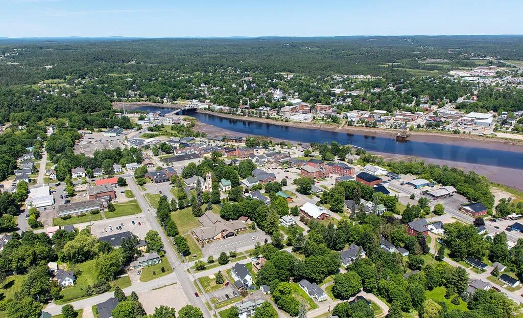 Calais, Maine location