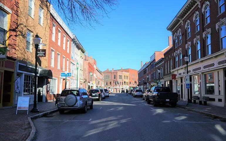 Gardiner, Maine location