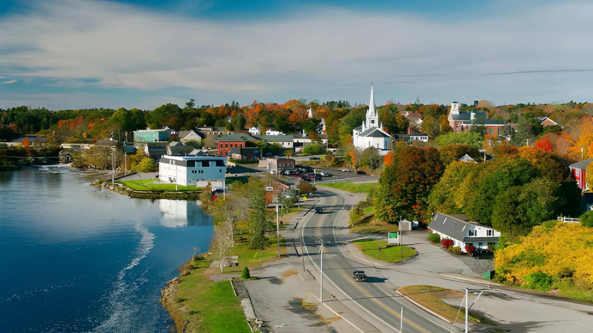 Machias, Maine location