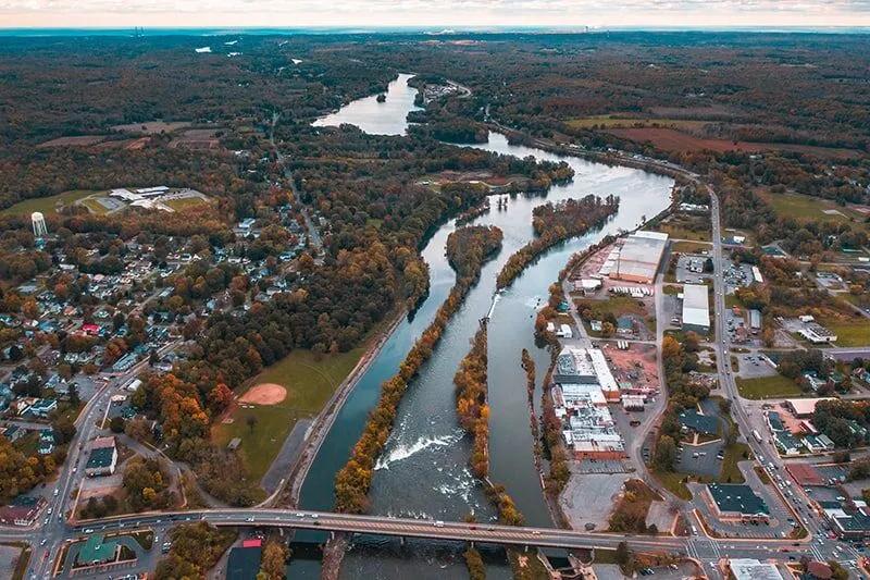 Oswego, New York location