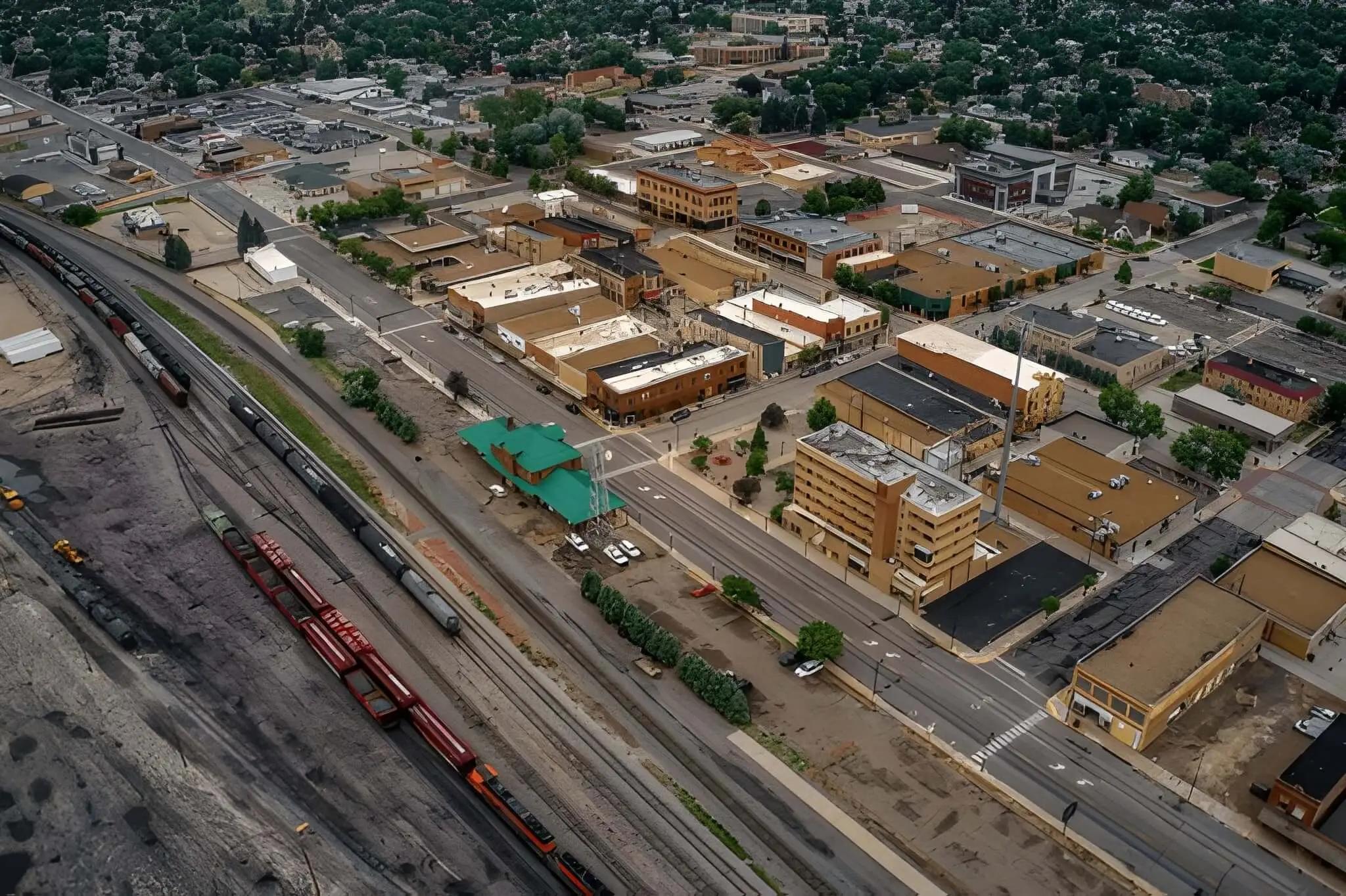 Dickinson, North Dakota location