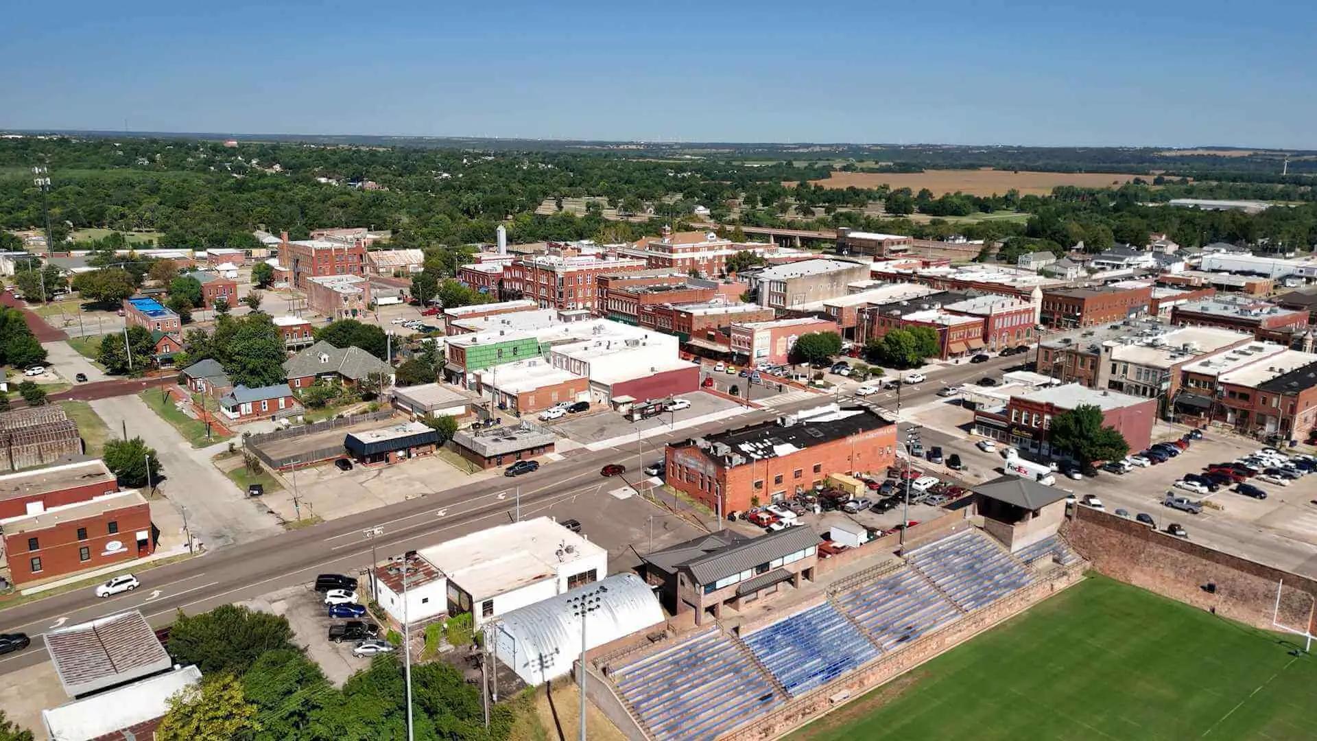 Guthrie, Oklahoma location