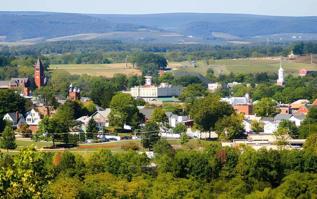 Gettysburg, Pennsylvania location