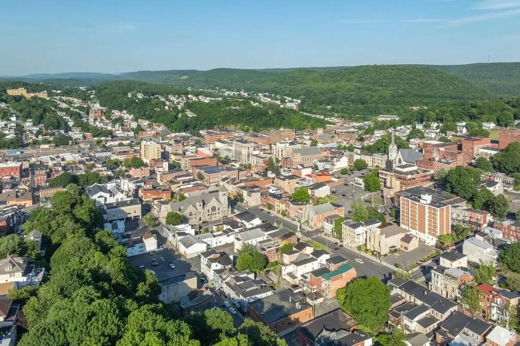 Pottsville, Pennsylvania location