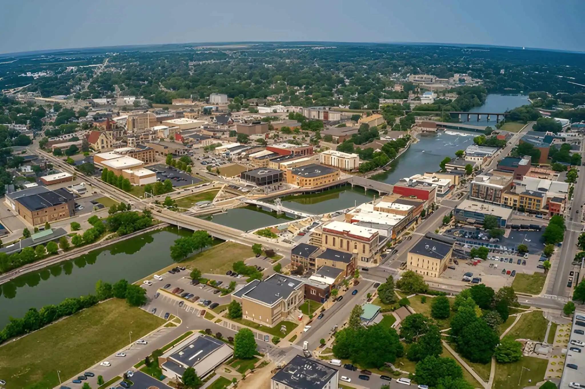 Janesville, Wisconsin location