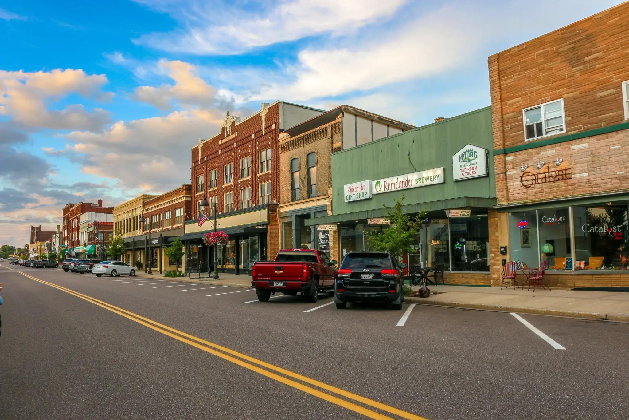 Rhinelander, Wisconsin location