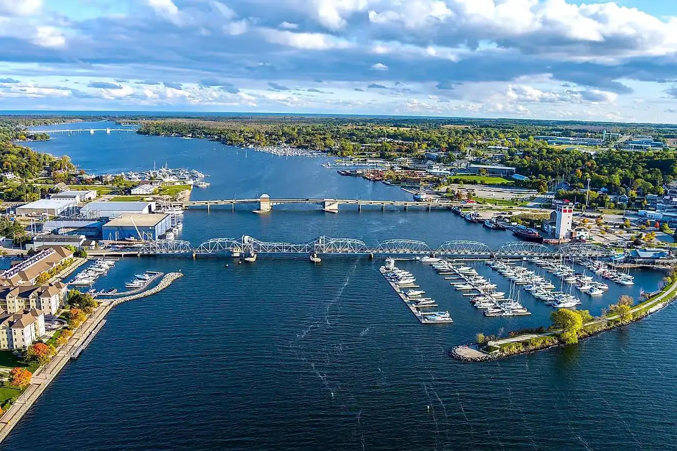 Sturgeon Bay, Wisconsin location