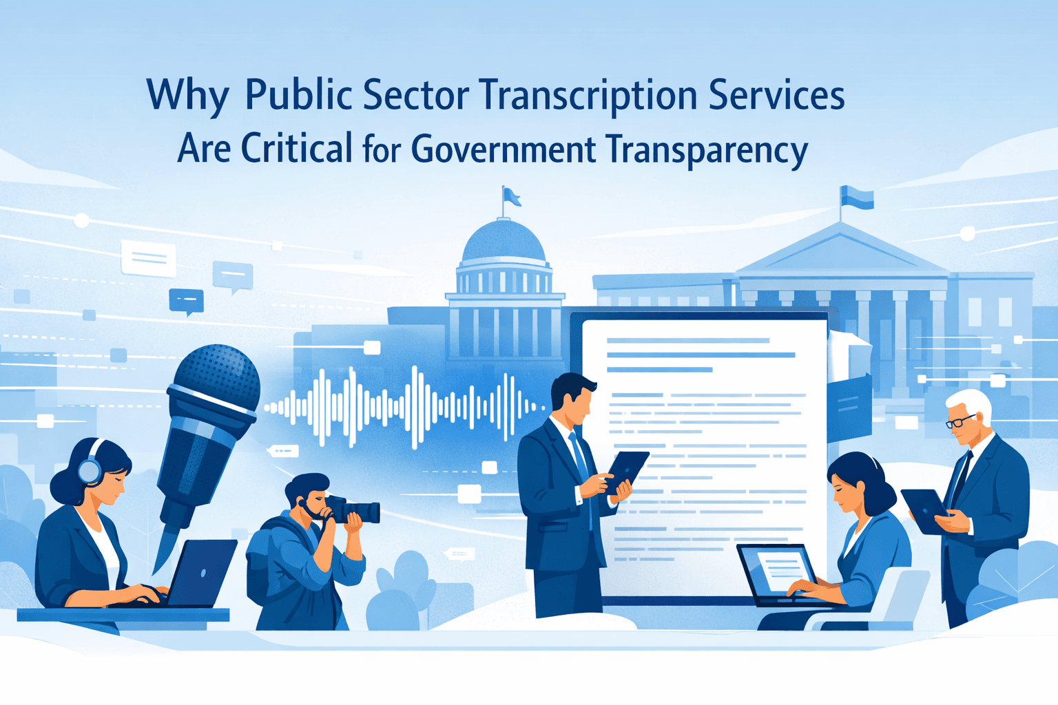 Why Public Sector Transcription Services Are Critical for Government Transparency