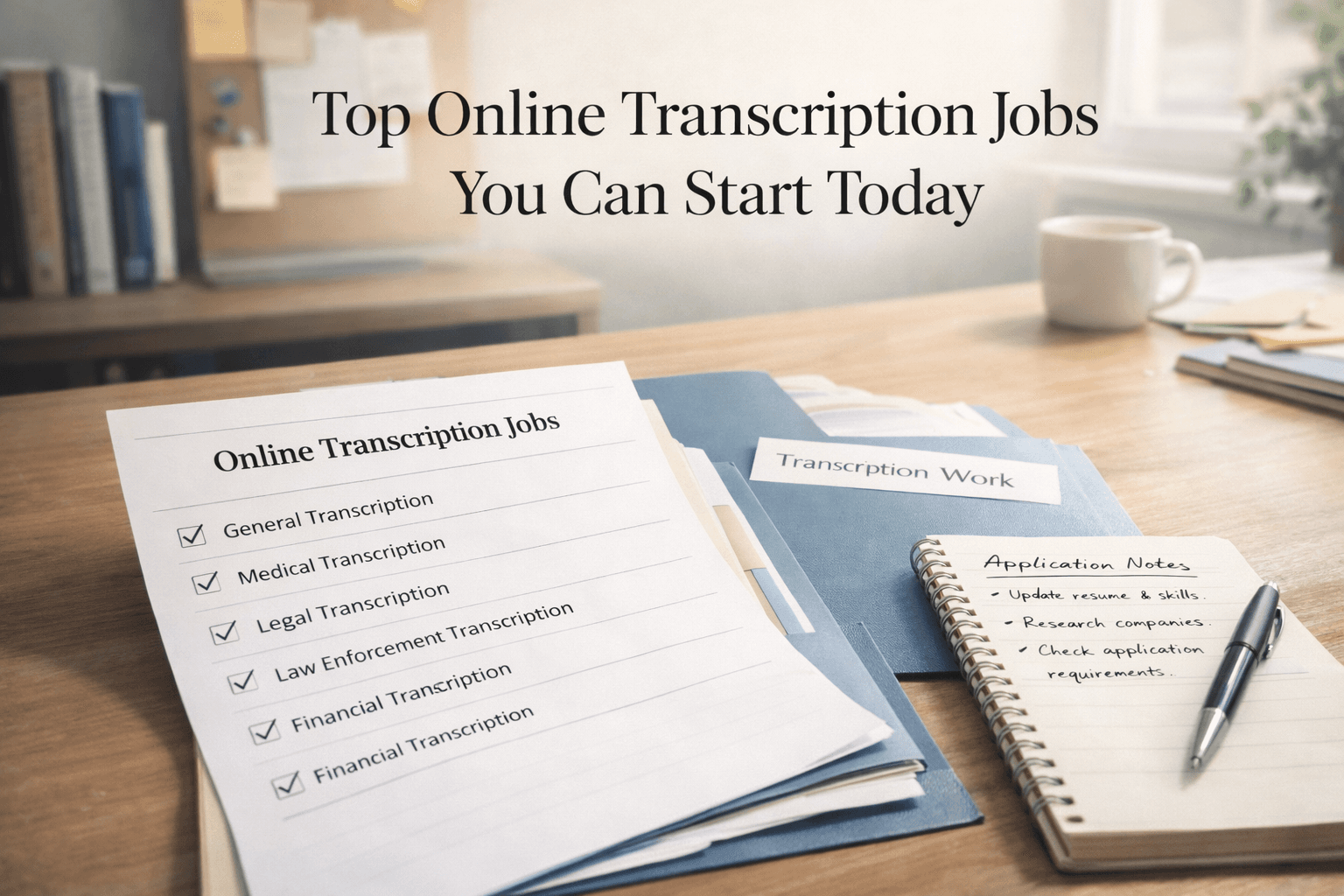 Top Online Transcription Job You Can Start Today from Anywhere