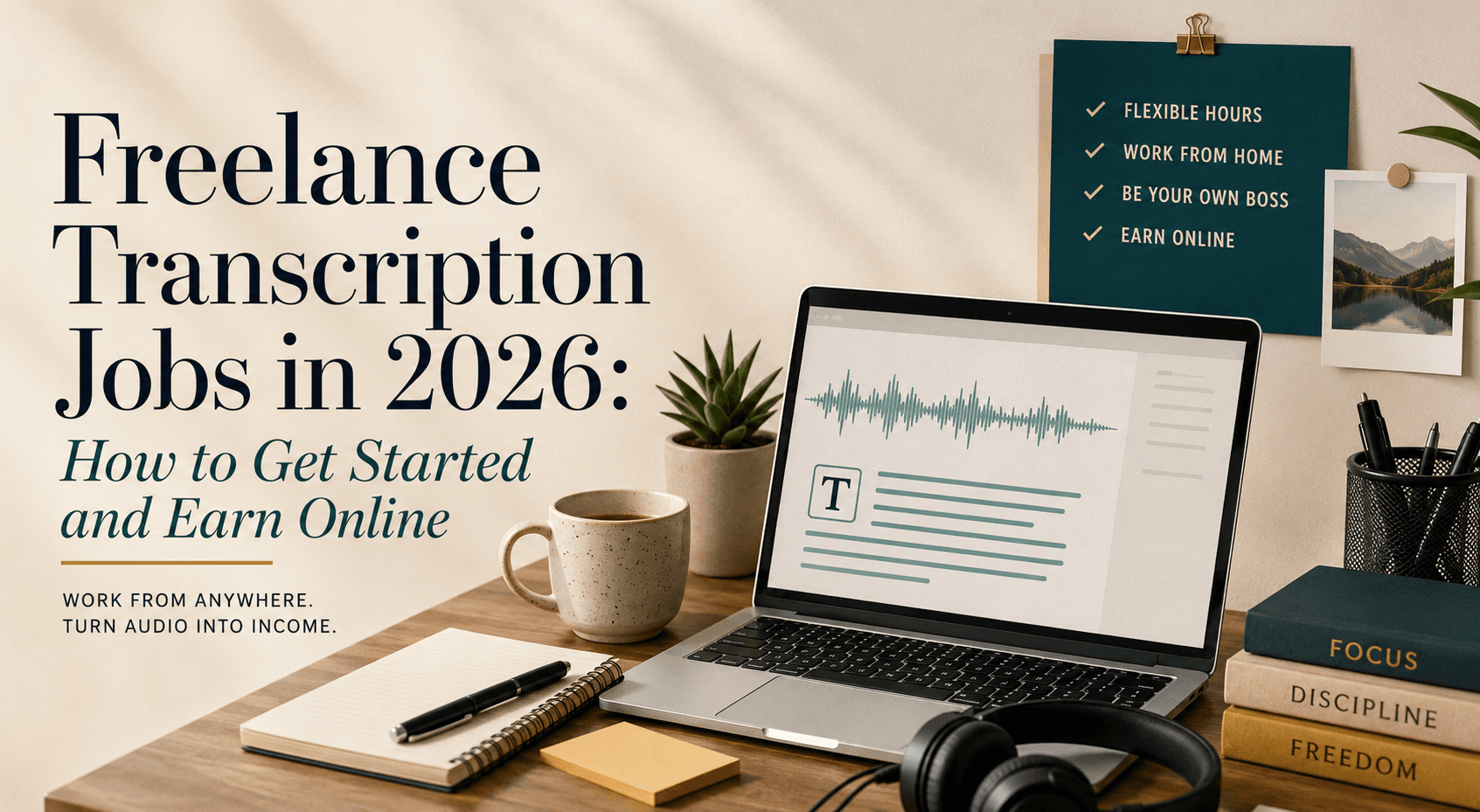 Freelance Transcription Jobs in 2026 How to Get Started and Earn Online
