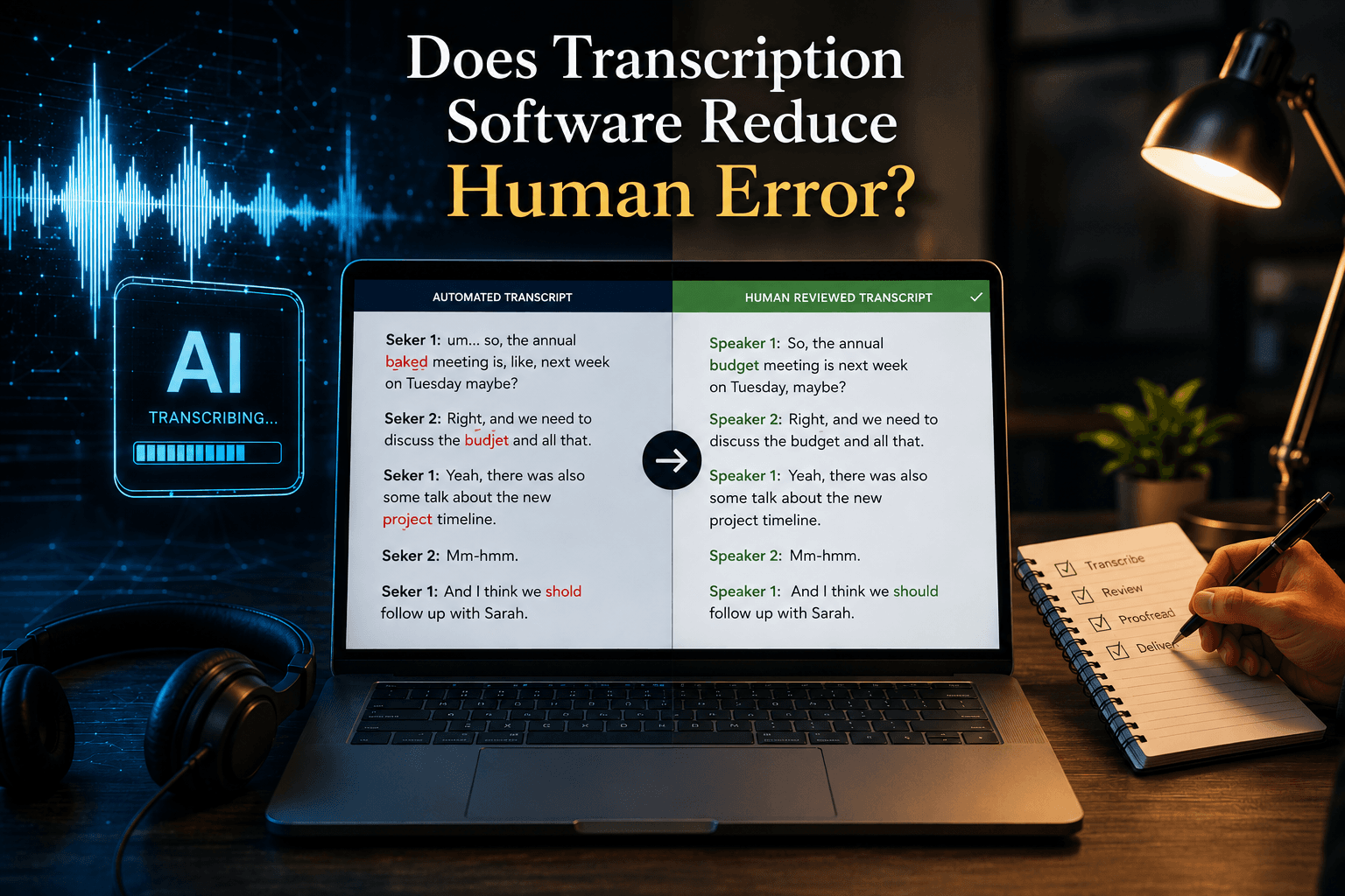 Does Transcription Software Reduce Human Error