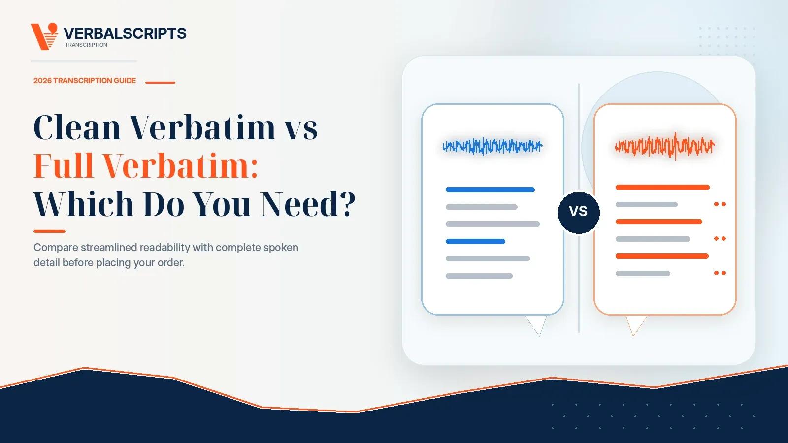 Clean Verbatim vs Full Verbatim: Which Do You Need?