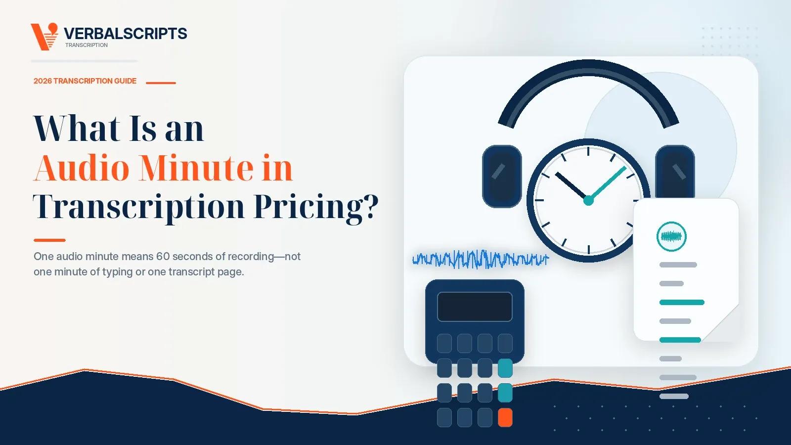 What Is an Audio Minute in Transcription Pricing?
