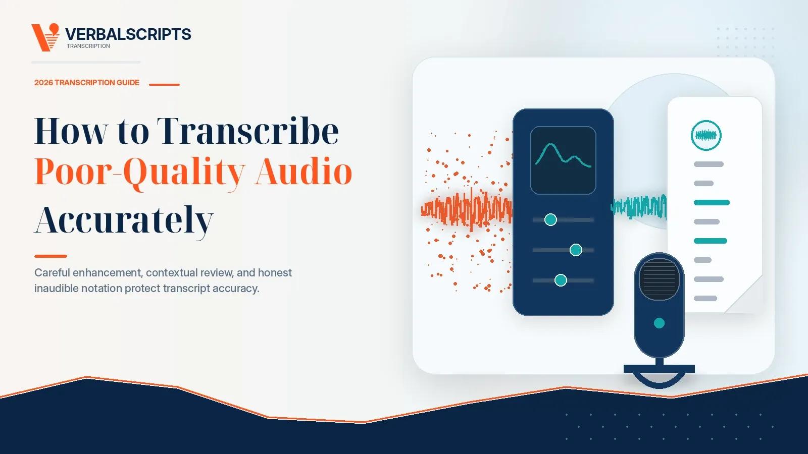 How to Transcribe Poor-Quality Audio Accurately