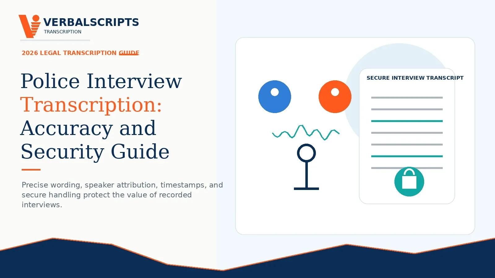 Police Interview Transcription: Accuracy and Security Guide