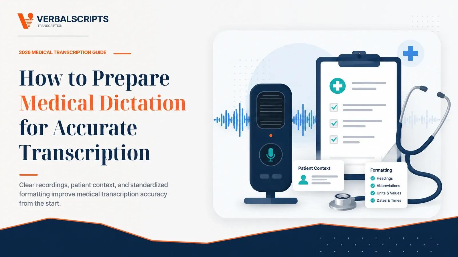 How to Prepare Medical Dictation for Accurate Transcription