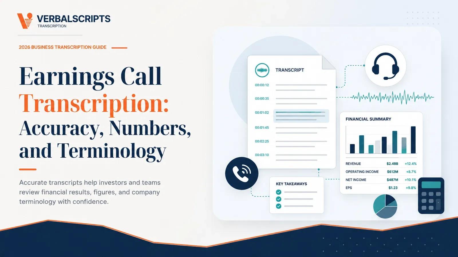 Earnings Call Transcription: Accuracy, Numbers, and Terminology