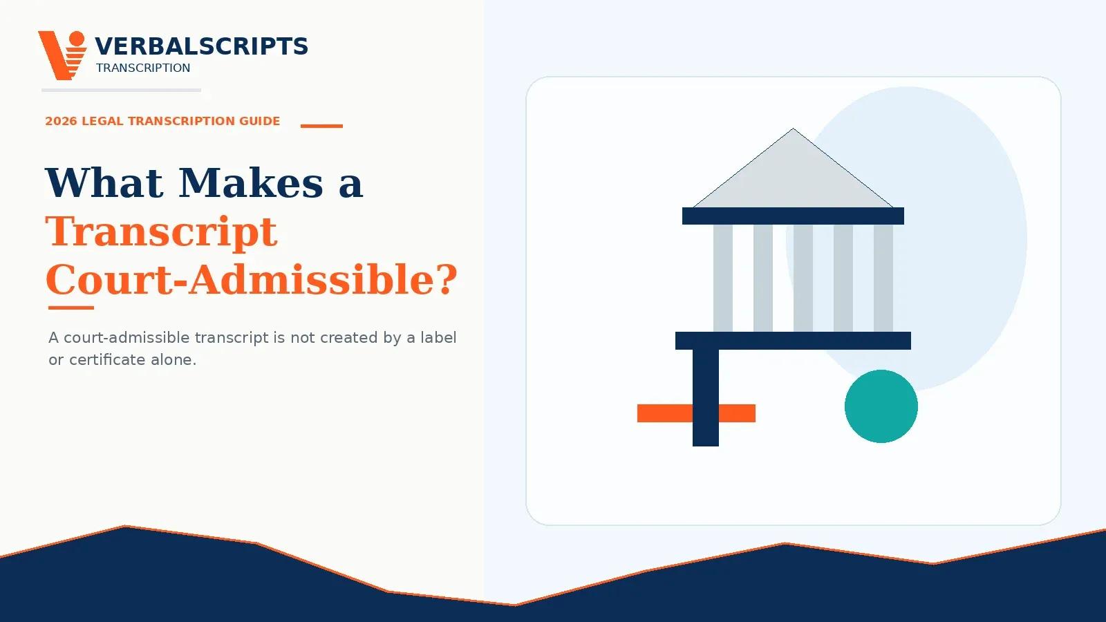 What Makes a Transcript Court-Admissible?