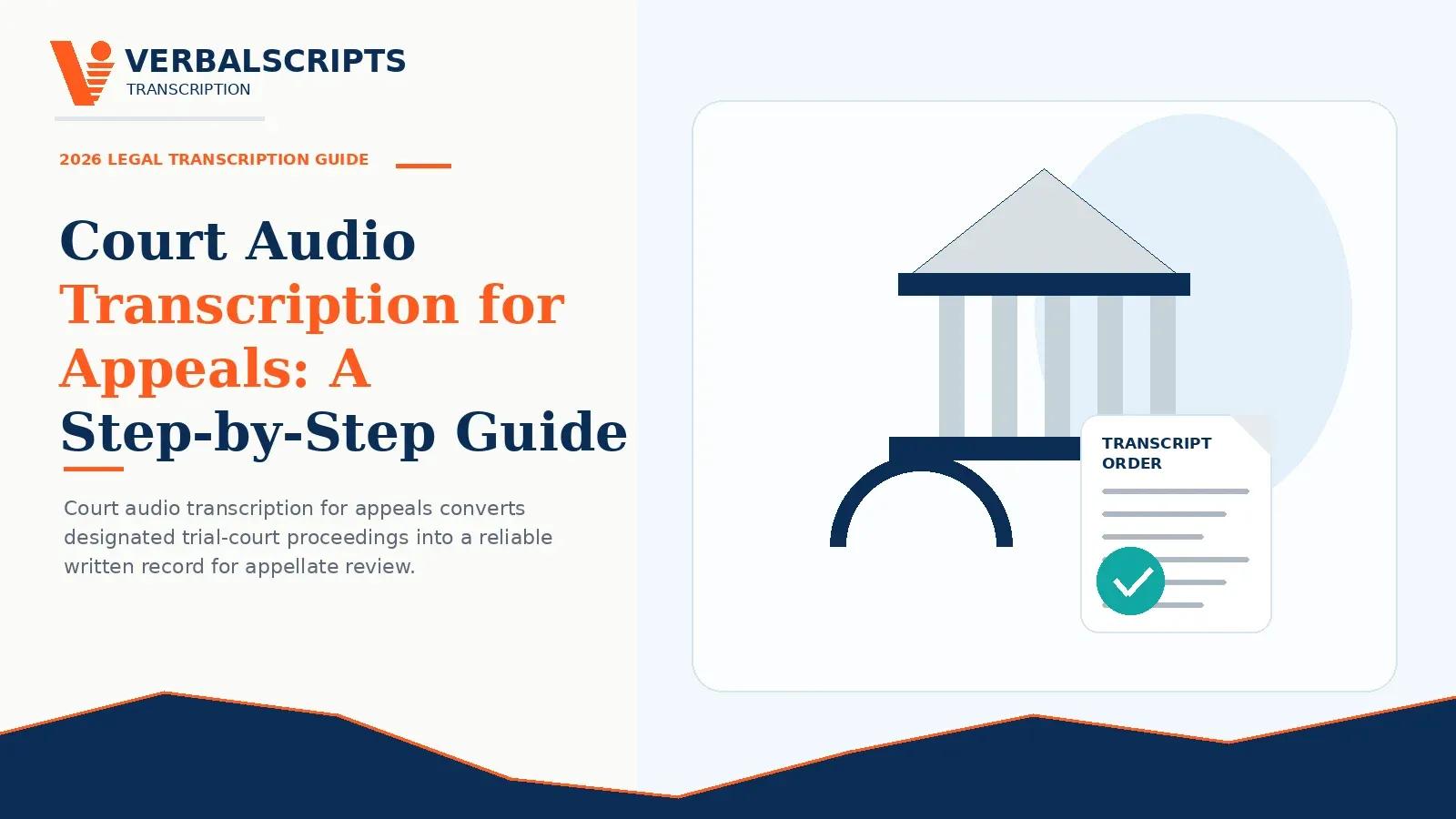 Court Audio Transcription for Appeals: A Step-by-Step Guide