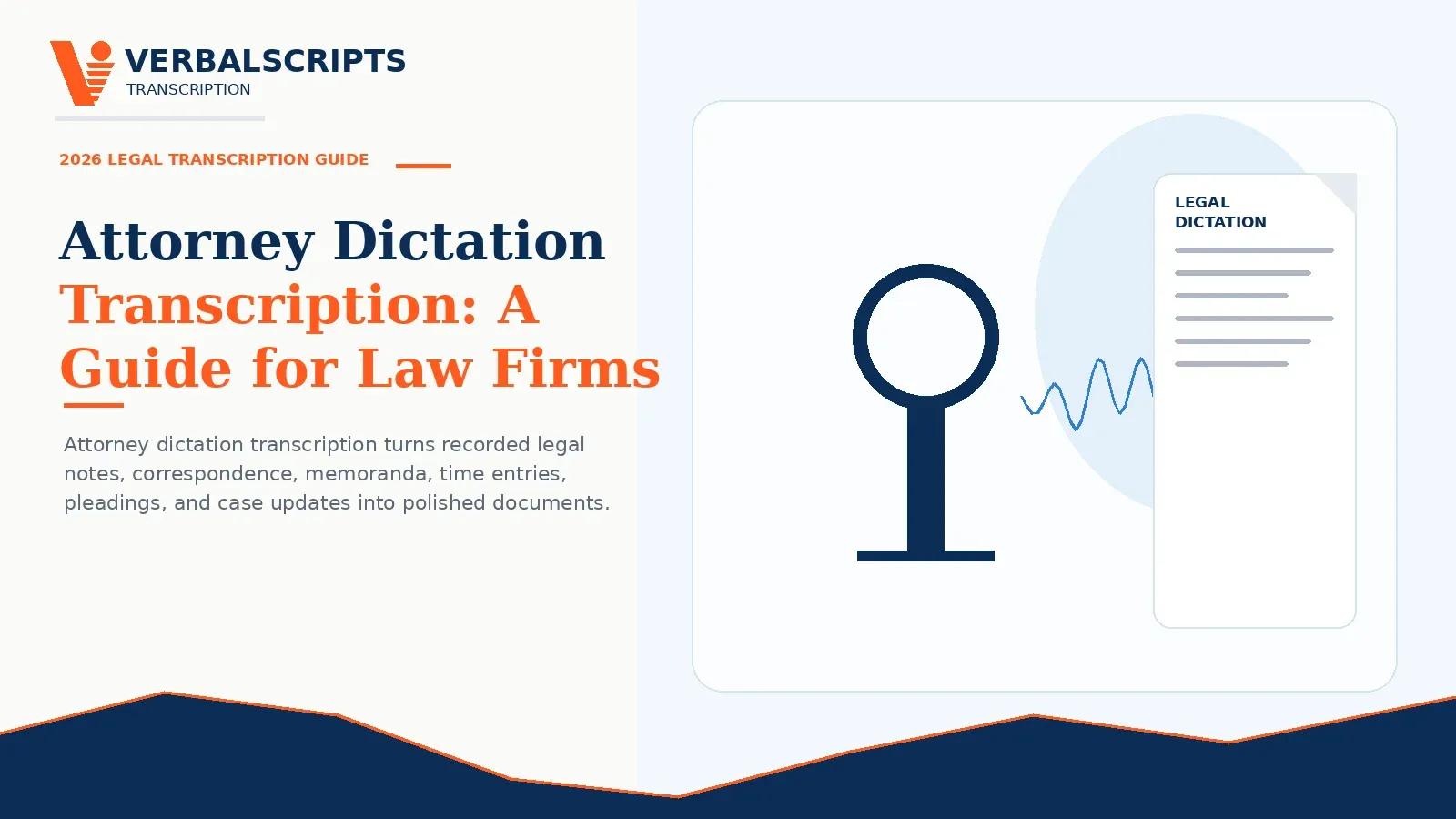 Attorney Dictation Transcription: A Guide for Law Firms