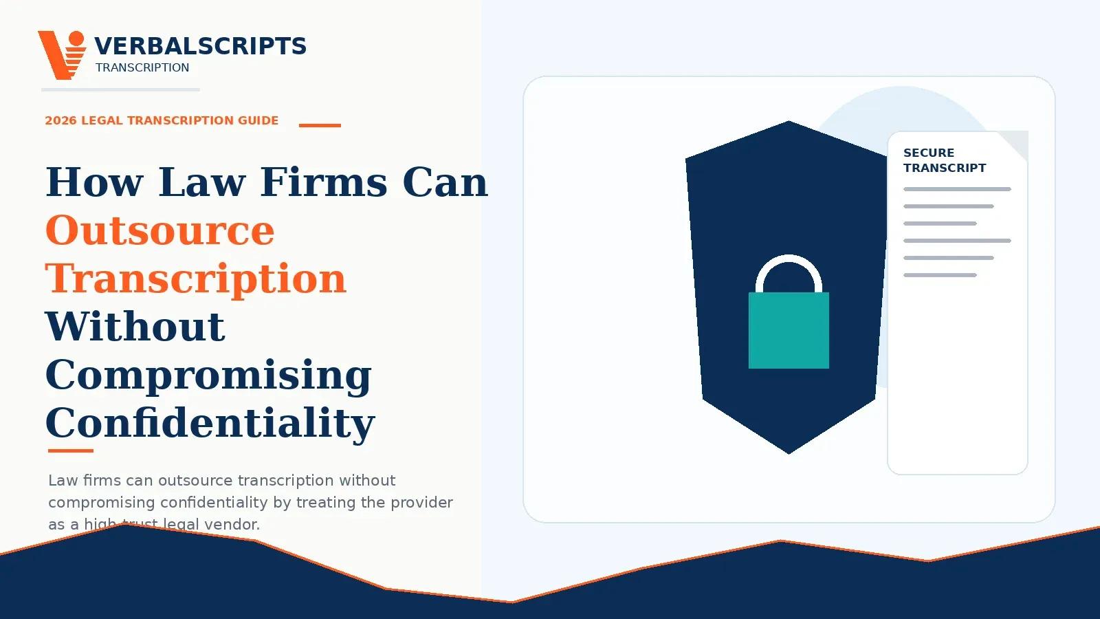 How Law Firms Can Outsource Transcription Without Compromising Confidentiality