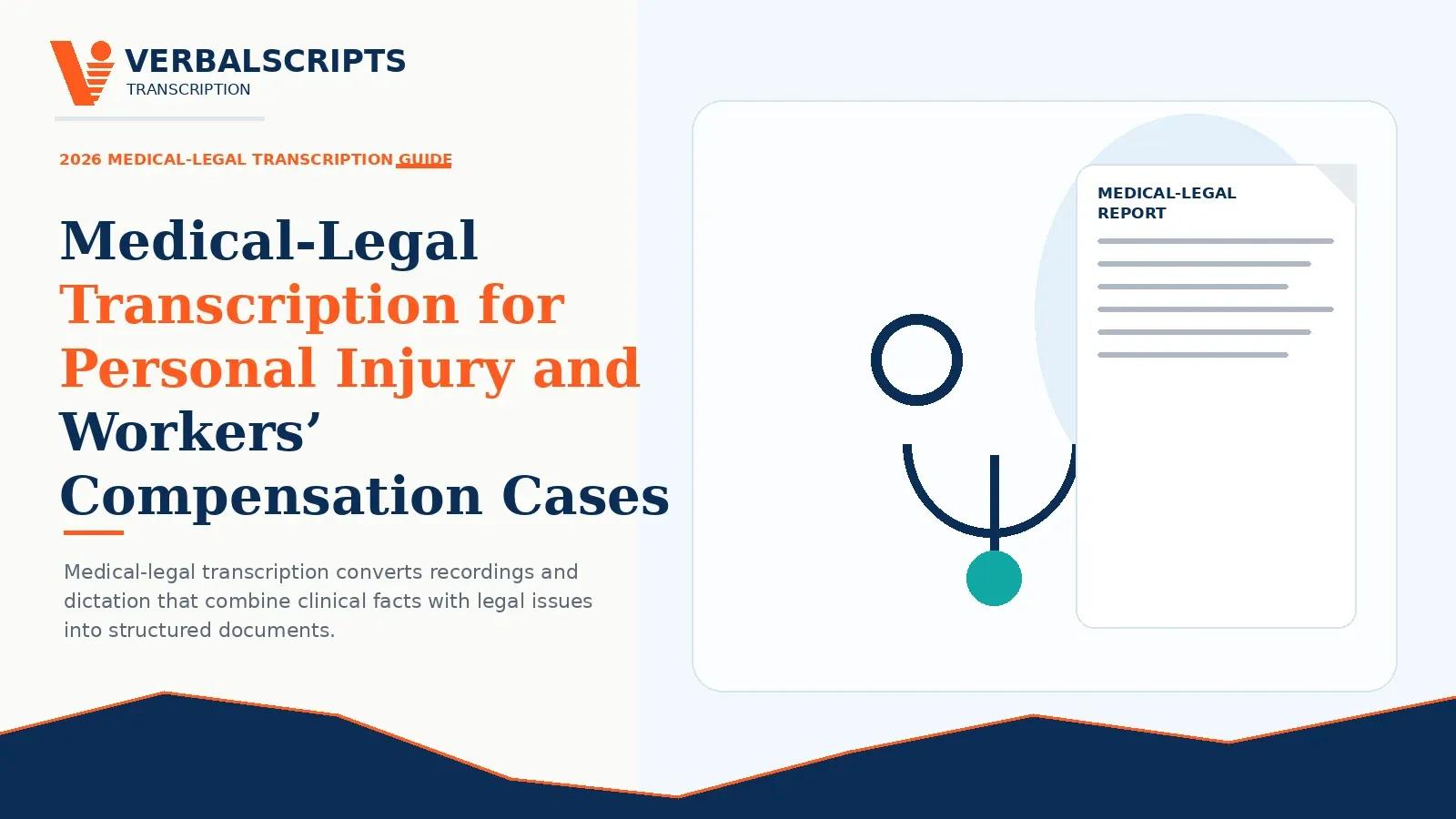 Medical-Legal Transcription for Personal Injury and Workers’ Compensation Cases