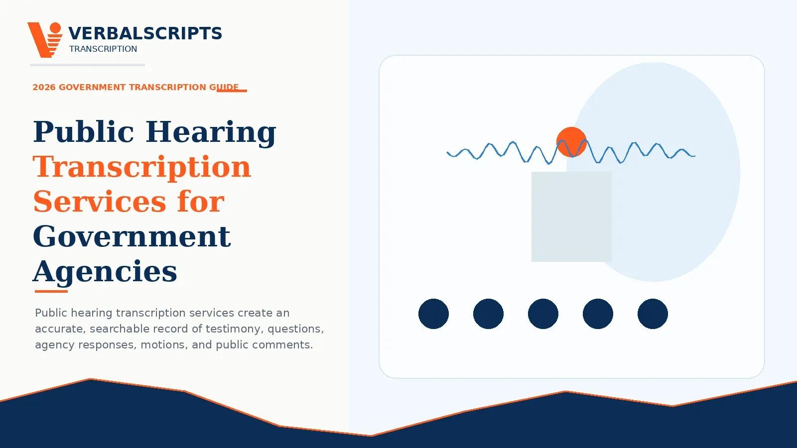 Public Hearing Transcription Services for Government Agencies