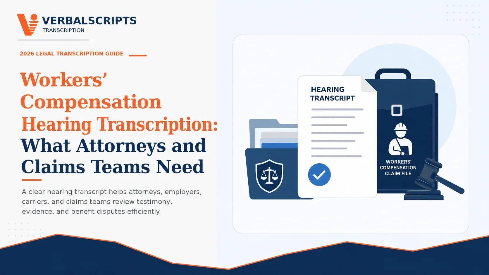 Workers’ Compensation Hearing Transcription: What Attorneys and Claims Teams Need