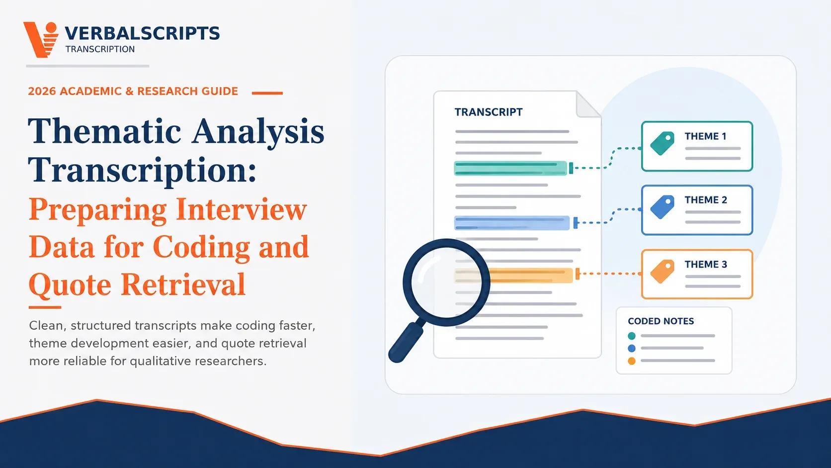 Thematic Analysis Transcription: Preparing Interview Data for Coding and Quote Retrieval