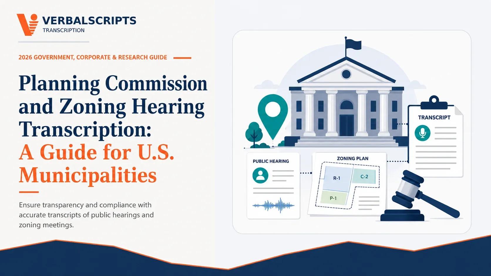 Planning Commission and Zoning Hearing Transcription: A Guide for U.S. Municipalities