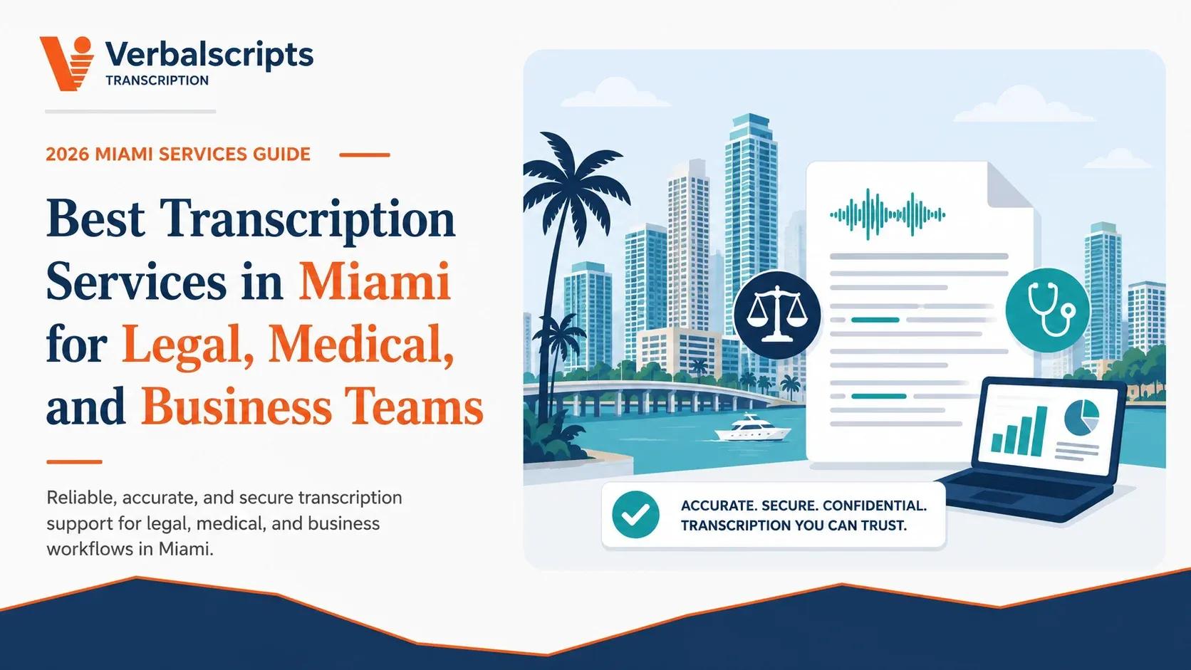 Best Transcription Services in Miami for Legal, Medical, and Business Teams