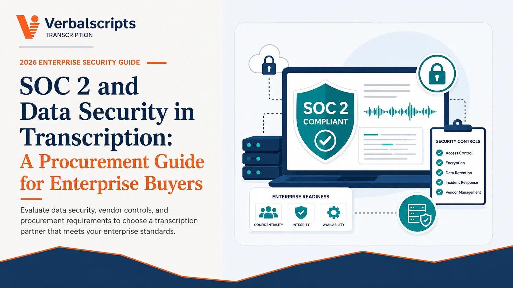 SOC 2 and Data Security in Transcription: A Procurement Guide for Enterprise Buyers