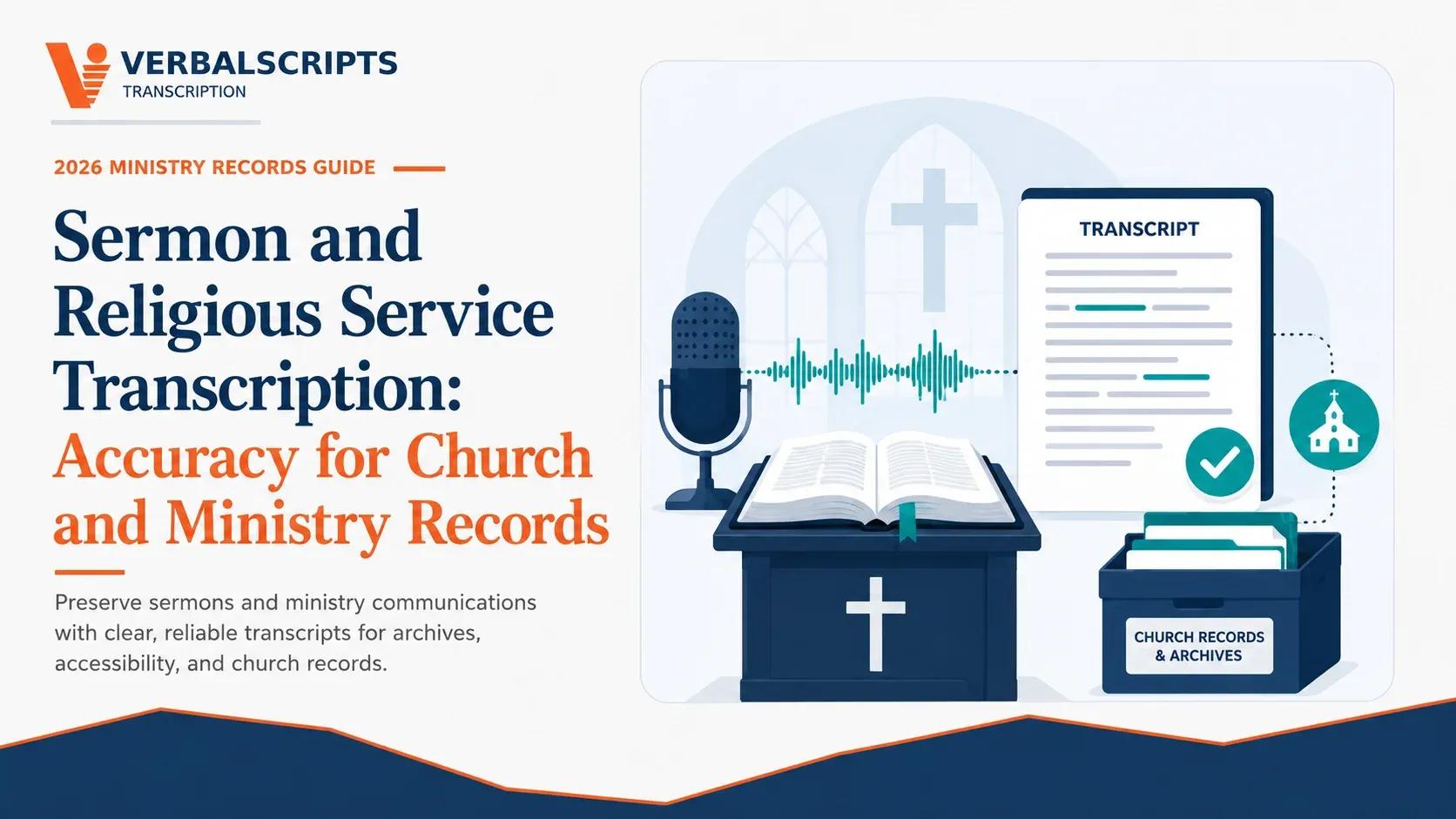 Sermon and Religious Service Transcription: Accuracy for Church and Ministry Records