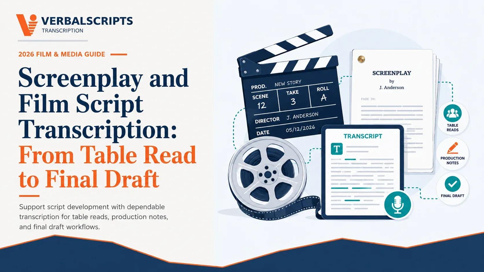 Screenplay and Film Script Transcription: From Table Read to Final Draft