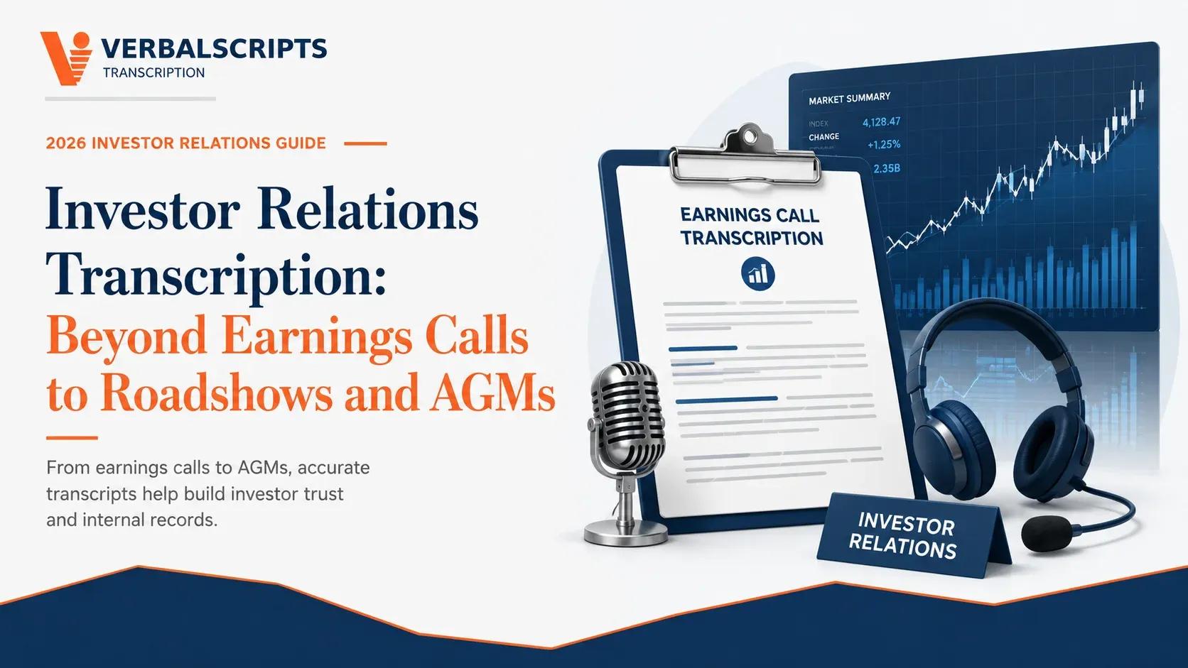 Investor Relations Transcription: Beyond Earnings Calls to Roadshows and AGMs