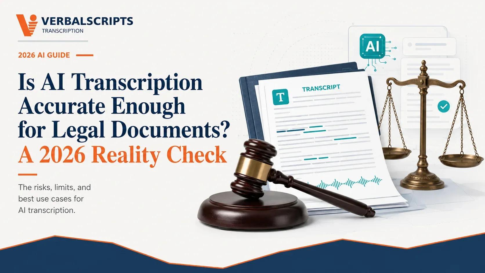 Is AI Transcription Accurate Enough for Legal Documents? A 2026 Reality Check