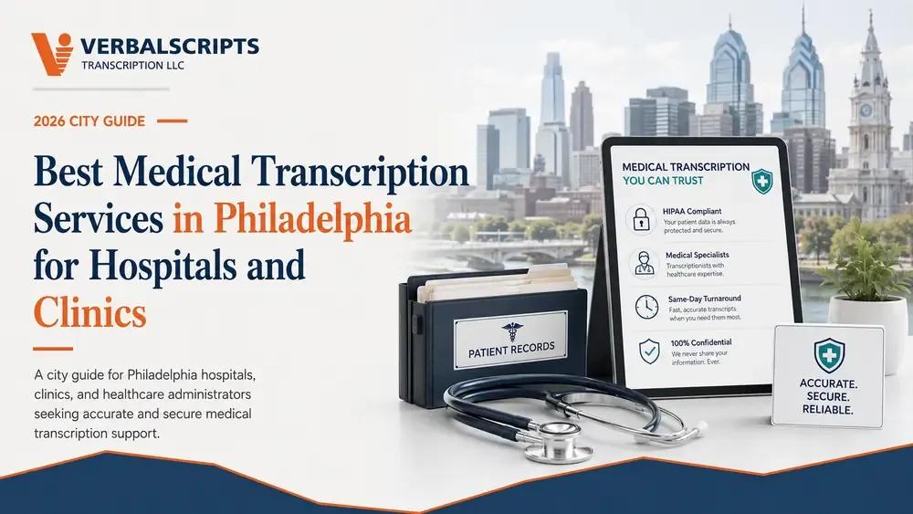 Best Medical Transcription Services in Philadelphia for Hospitals and Clinics