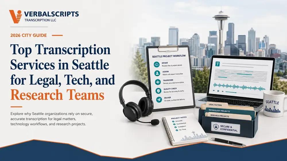 Top Transcription Services in Seattle for Legal, Tech, and Research Teams