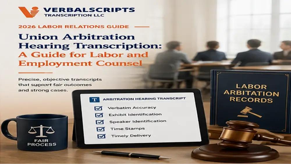 Union Arbitration Hearing Transcription: A Guide for Labor and Employment Counsel