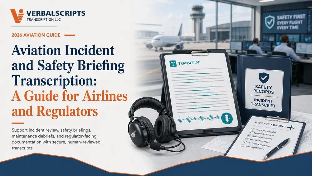 Aviation Incident and Safety Briefing Transcription: A Guide for Airlines and Regulators